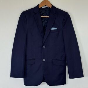 English‎ Laundry Boys Navy Blue Suit Blazer Luxury Jacket Size 14